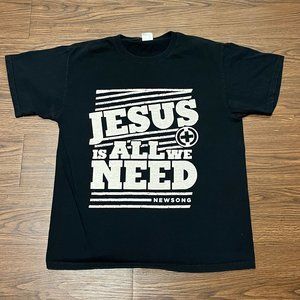 Newsong ‘Jesus is ALL we need’ T-Shirt Men’s M